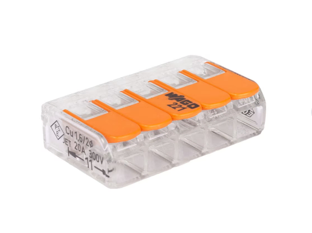 Clema WAGO 5 Poli 221-415