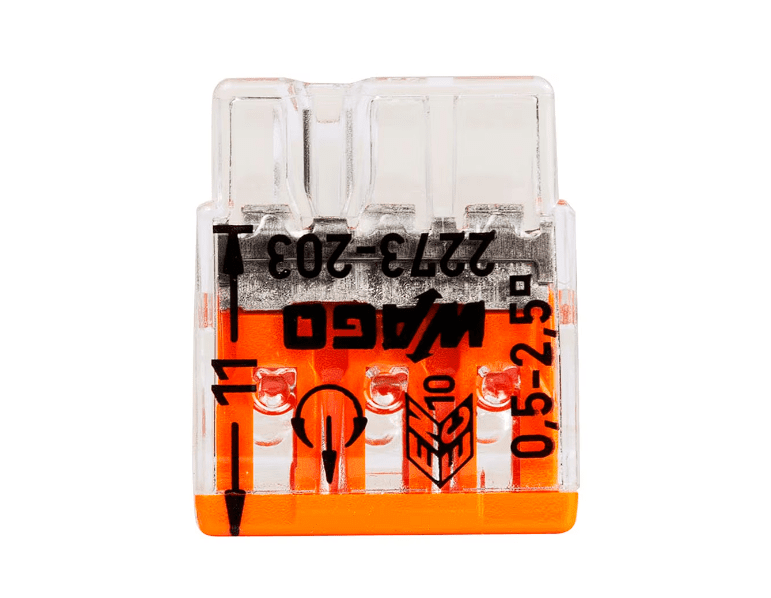 Clema Compacta WAGO 3 Poli 2273-203