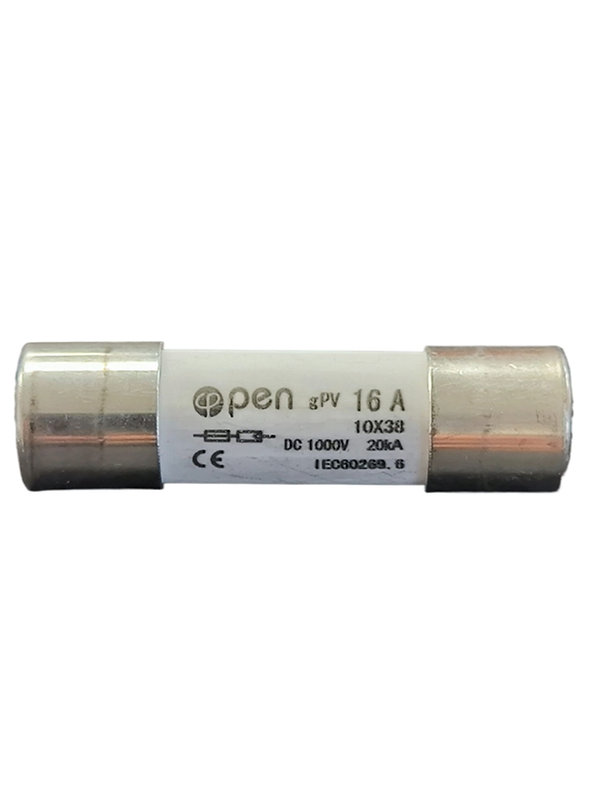 Siguranță Fuzibilă 16A Ultrarapida (gPV) 10x38mm 1000VDC