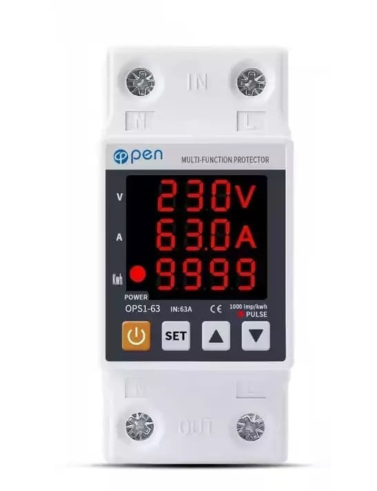 Releu Protecție Tensiune 63A 230V