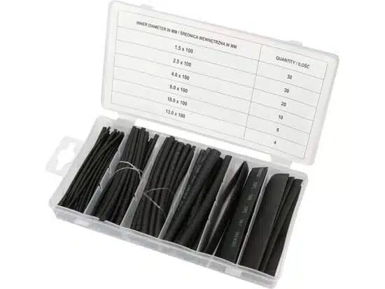 Set Tuburi Termocontractabile Yato YT-06866 | 127 Bucăți de Dimensiuni Variate