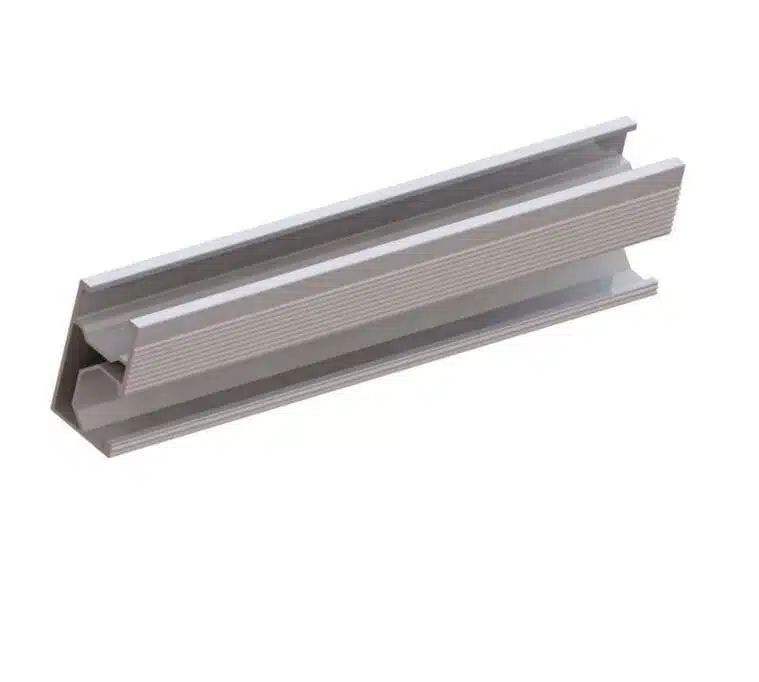 Profil Aluminiu Panouri Fotovoltaice 2,4m | Sistem Prindere Laterala