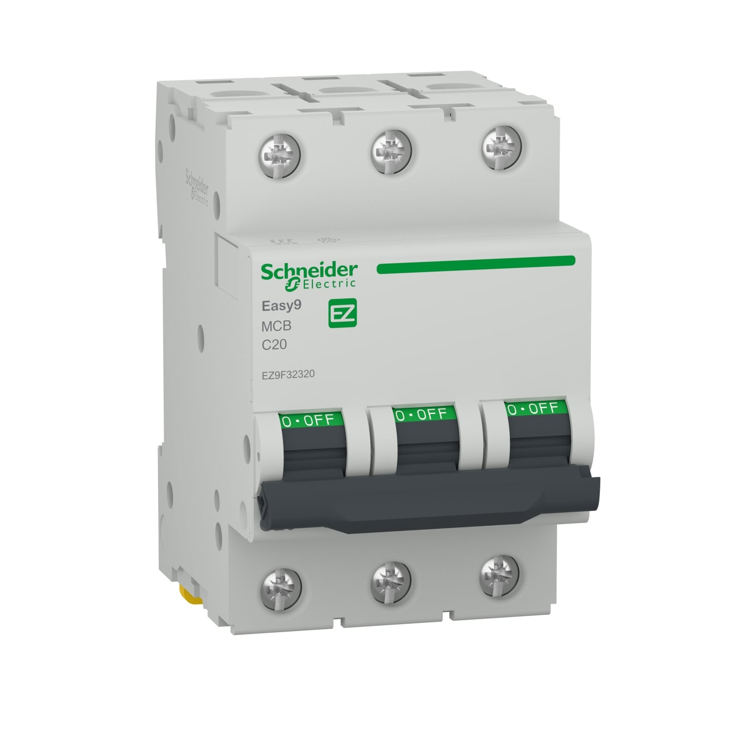 Siguranta automata modulara Schneider Electric Easy 9 4.5 kA, 3P, 20 A, curba C