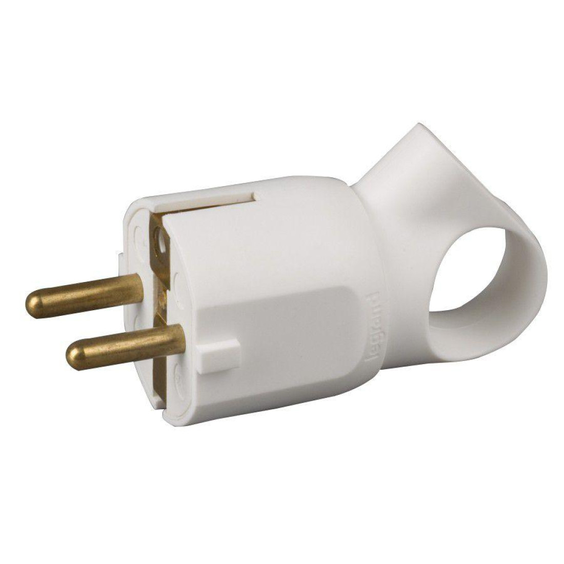 Stecher cu inel Alb Legrand 16A