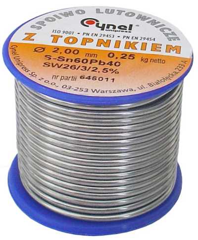 Fludor 250gr 2mm Cynel