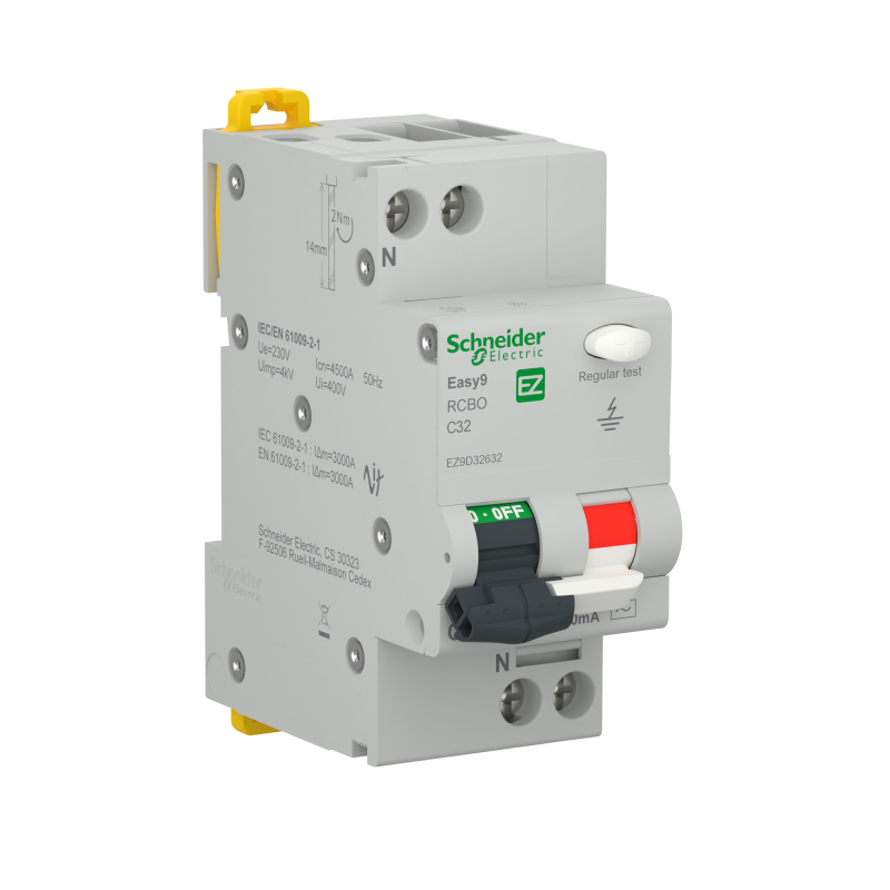 Diferential Schneider Easy9, P+N, 32A, 2 P