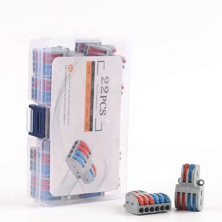 Conectori Cablu 2-4 (2 Intrări – 4 Ieșiri) | Pentru MYF/FY, 0,08-4 mm², 32A, Conexiuni Electrice Fiabile